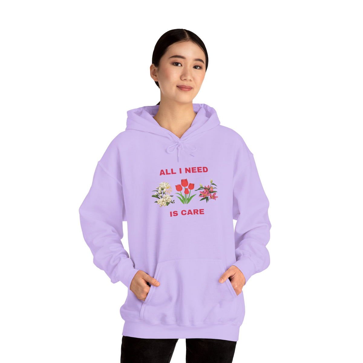 All I Need Is Care Exclusive Hooded Sweatshirt
