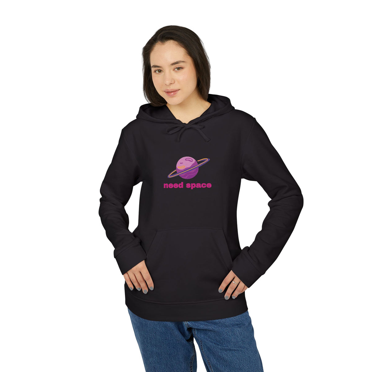 need space adidas Unisex Fleece Hoodie