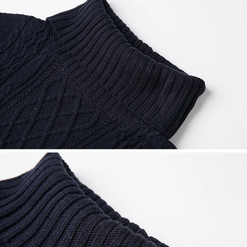 Plus Size Stylish Warm Women's Midi Sweater