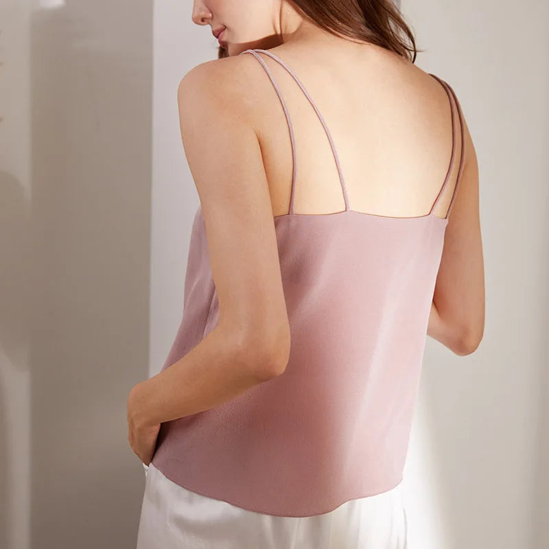 100% Silk Pure Mulberry Silk V Neck Camisole