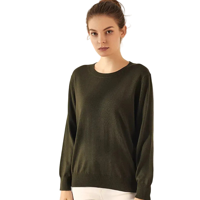 Pure Silk-Cashmere blend Soft Sweater