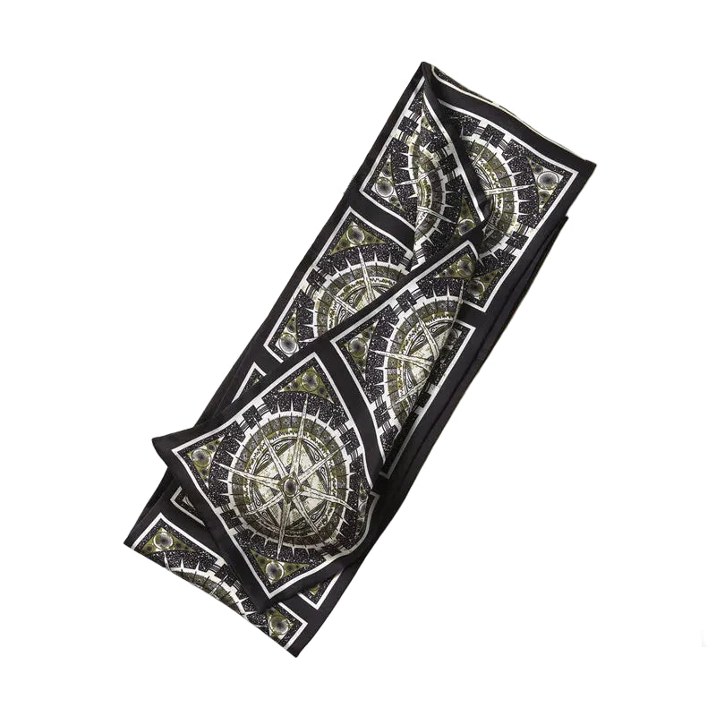 100% Premium Mulberry Silk Two-ayers Reversible Chic Scarves