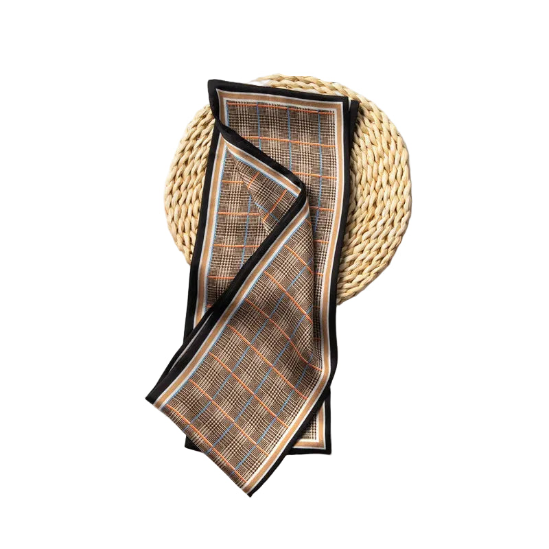 100% Premium Mulberry Silk Two-ayers Reversible Chic Scarves