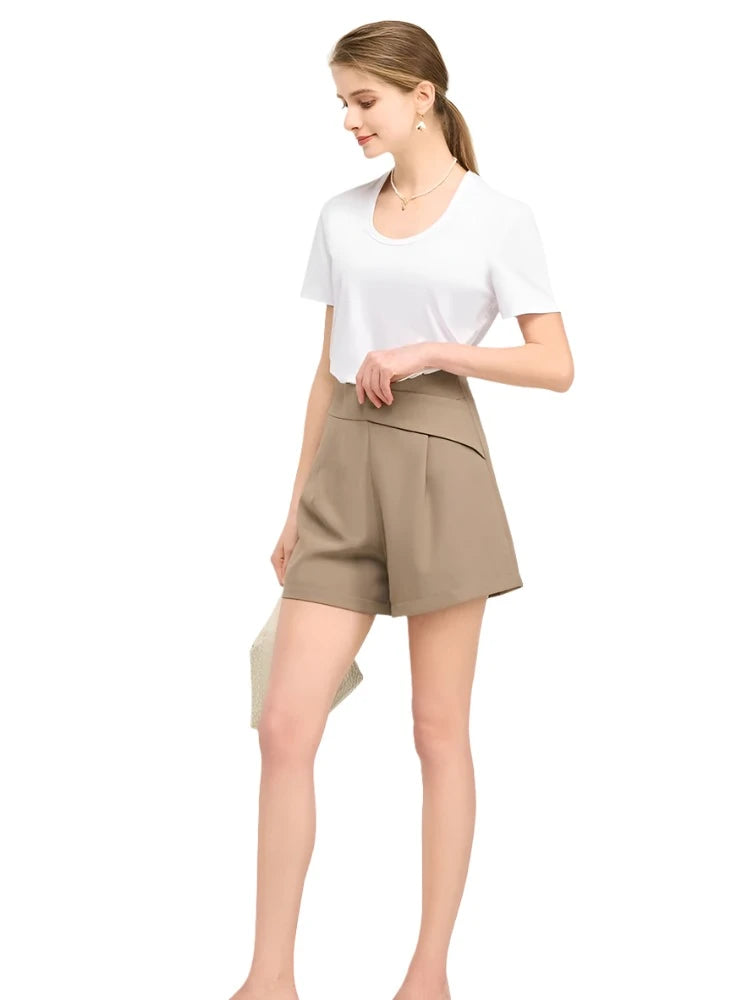 Silk-Cotton-Modal Blend Premium Women's T-Shirt