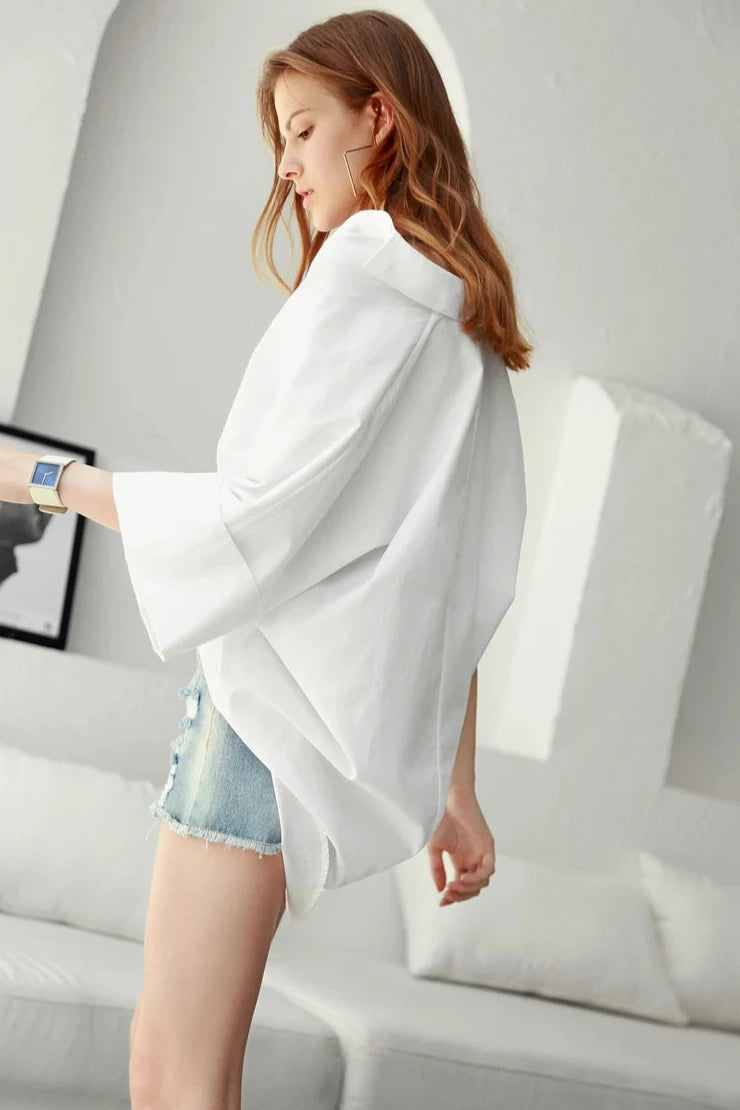 100% Premium Cotton Oversize Chic Shirt