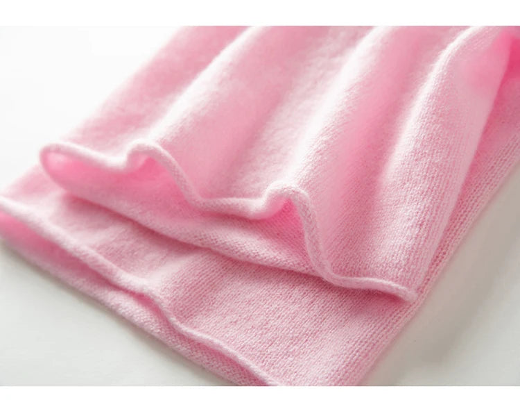 100% Cashmere Soft Stylish Tube Scarf