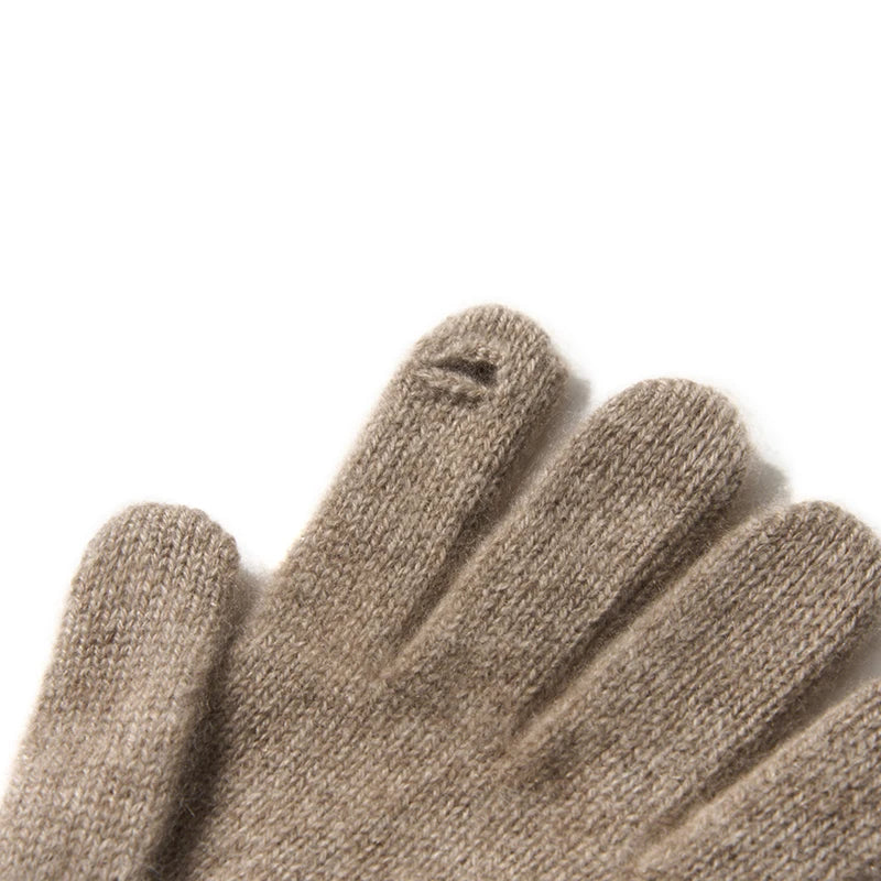 100% Premium Cashmere Classic Touchscreen Gloves