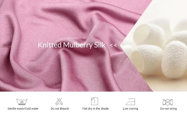 Pure Mulberry Silk Cowl Neckline Top