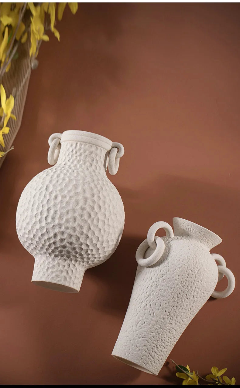 Nordic Handmade Decorative Ceramics Vases