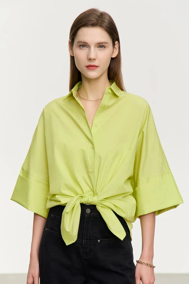 100% Premium Cotton Oversize Chic Shirt