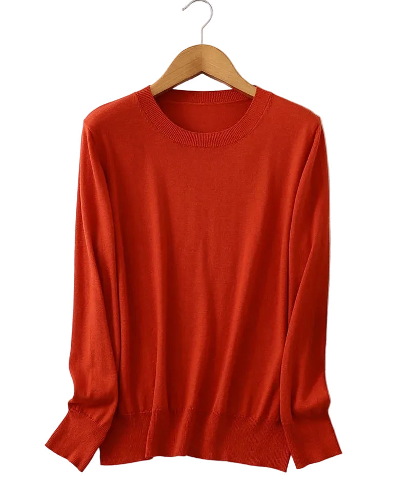 Pure Silk-Cashmere blend Soft Sweater