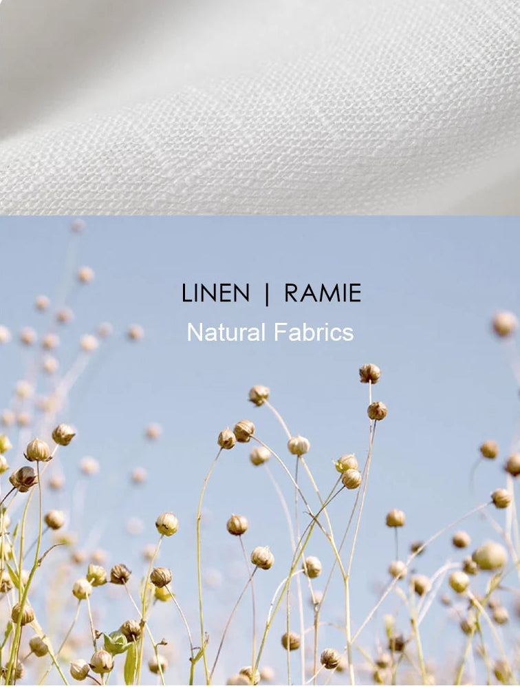 100% Premium Ramie Women's Loose Shirt