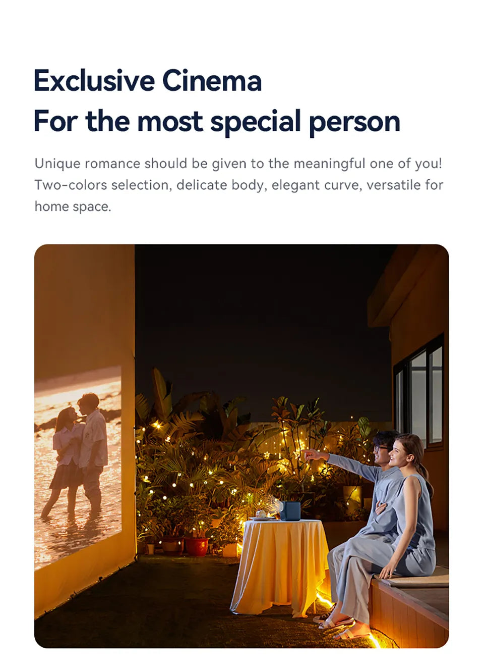 Premium AI Integrated 1080p Full Hd Android 9.0 Mini Wifi Portable Home Smart Projector Theater