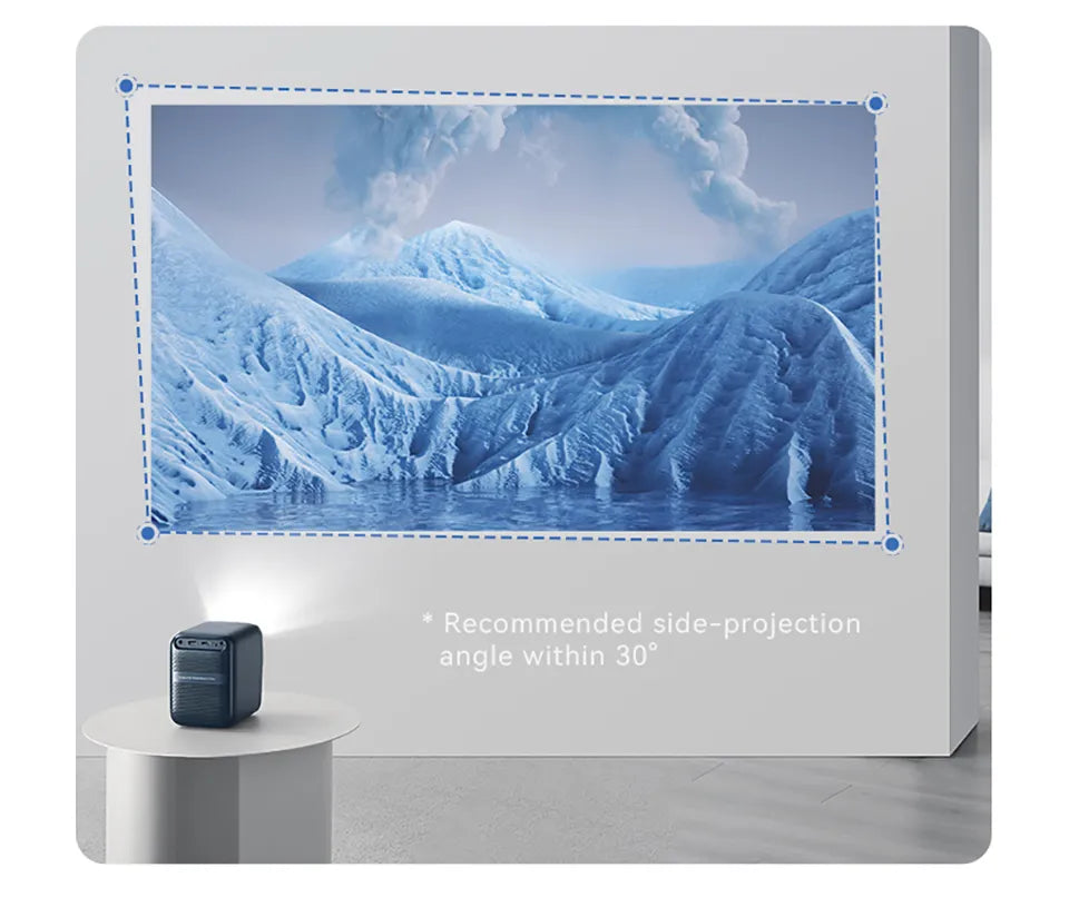 Premium AI Integrated 1080p Full Hd Android 9.0 Mini Wifi Portable Home Smart Projector Theater