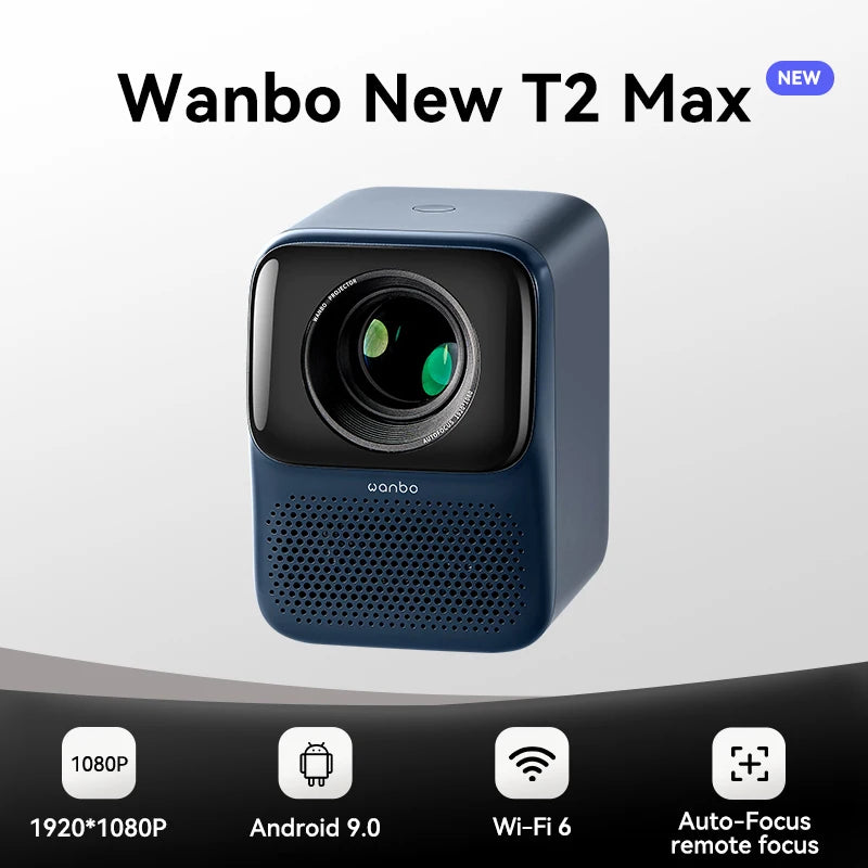 Premium AI Integrated 1080p Full Hd Android 9.0 Mini Wifi Portable Home Smart Projector Theater
