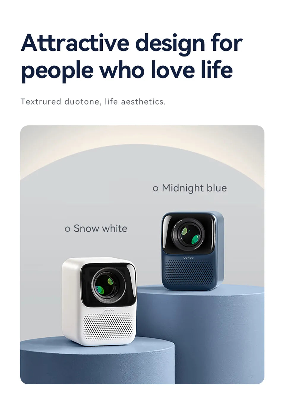 Premium AI Integrated 1080p Full Hd Android 9.0 Mini Wifi Portable Home Smart Projector Theater