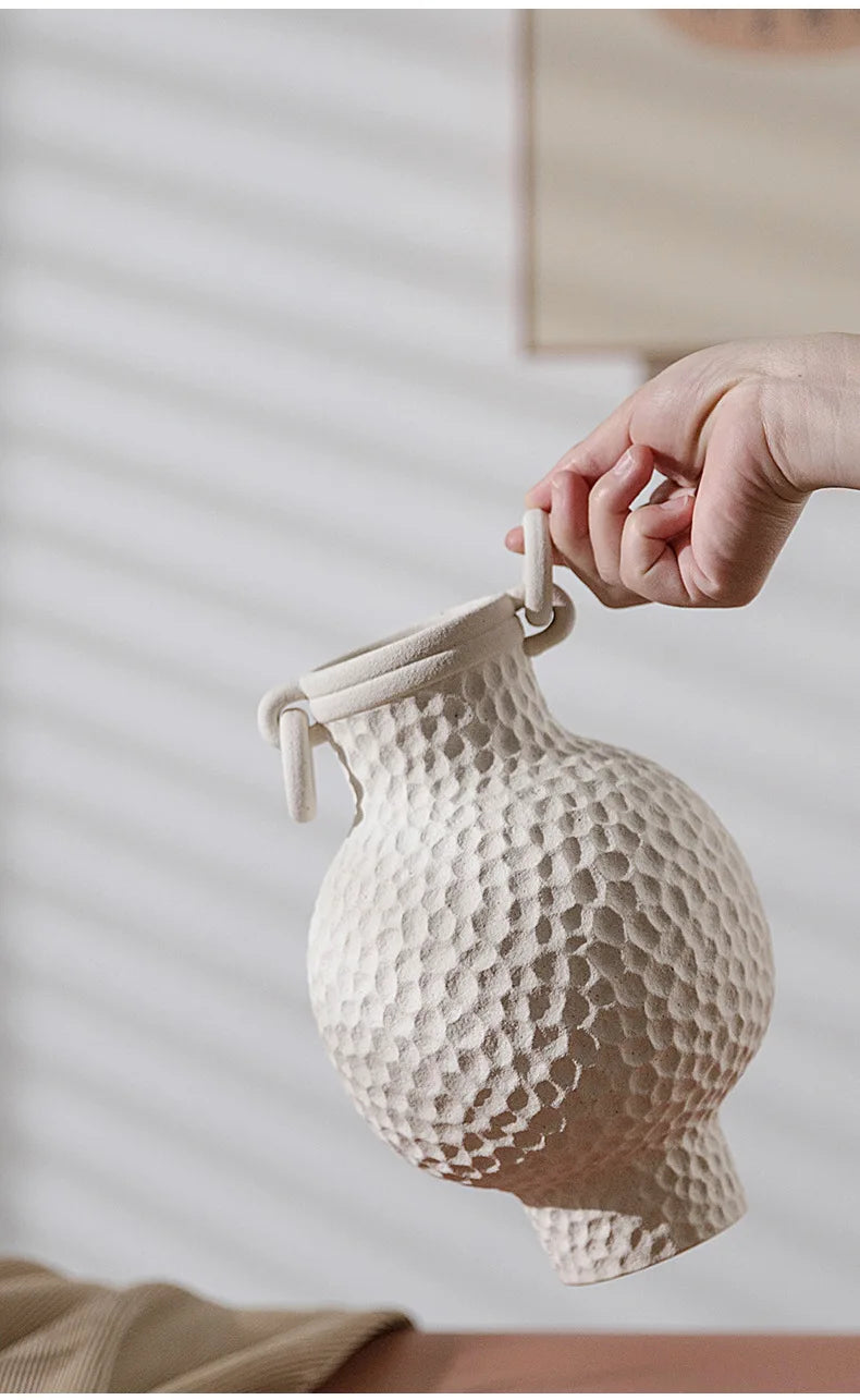 Nordic Handmade Decorative Ceramics Vases