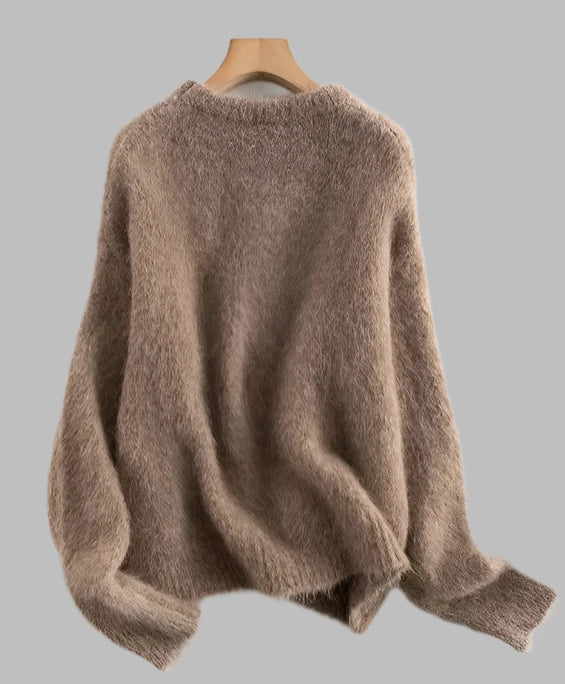 Super Warm Oversize Alpaca Wool Women's Sweater