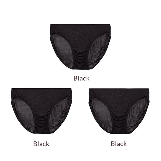 100% Mulberry silk Everyday Panties - 3 Pack