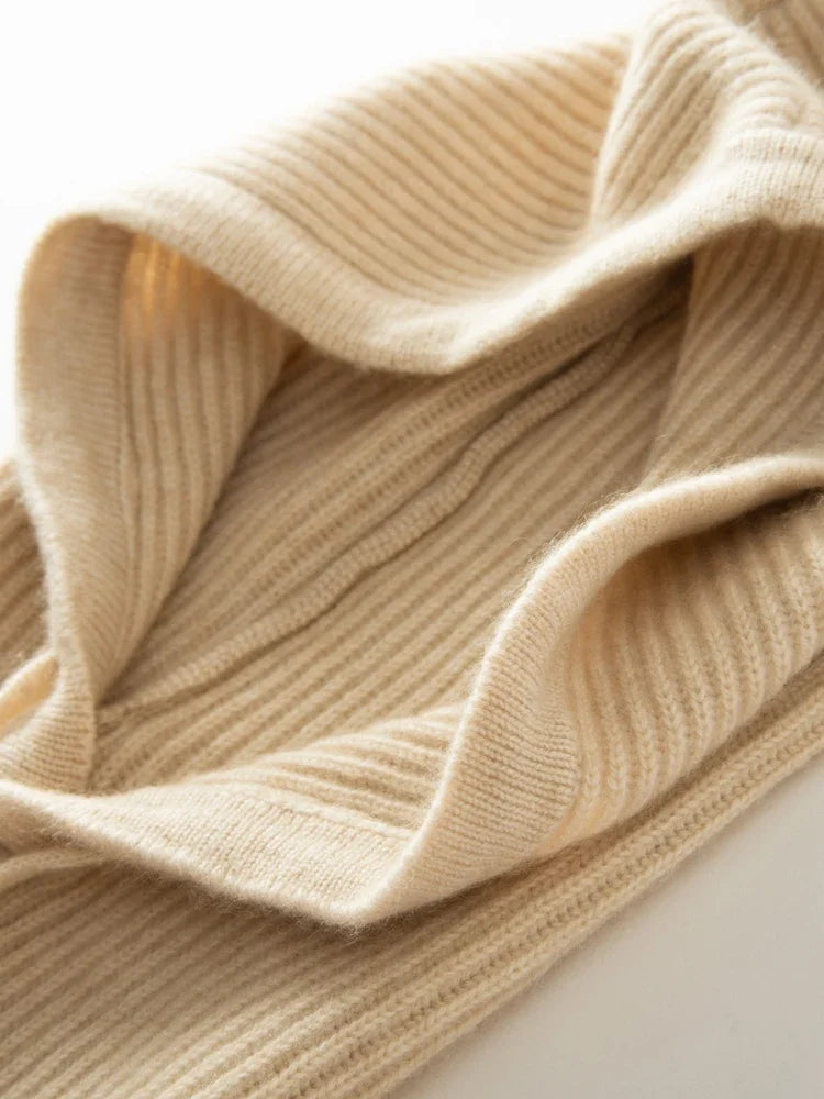 Premium 65%Wool, 35% Cashmere Unisex Winter Neck Warm Balaclava