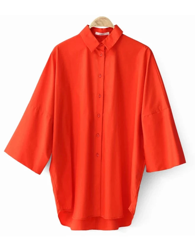 100% Premium Cotton Oversize Chic Shirt
