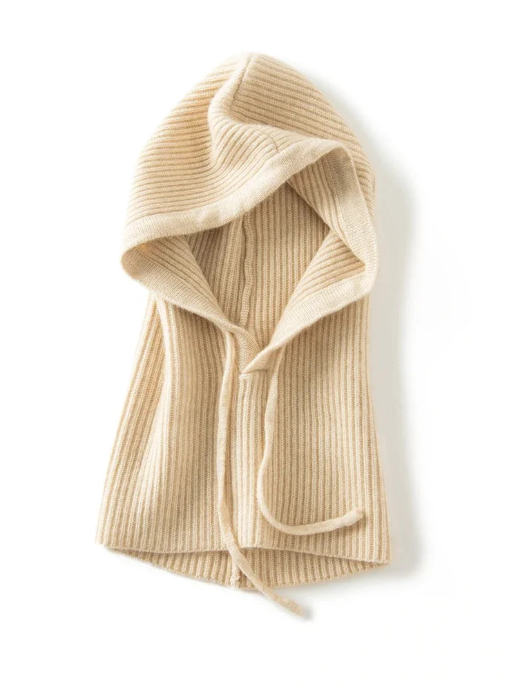 Premium 65%Wool, 35% Cashmere Unisex Winter Neck Warm Balaclava