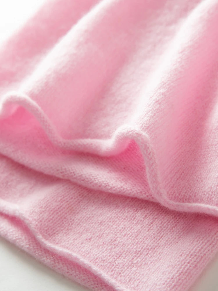 100% Cashmere Soft Stylish Tube Scarf