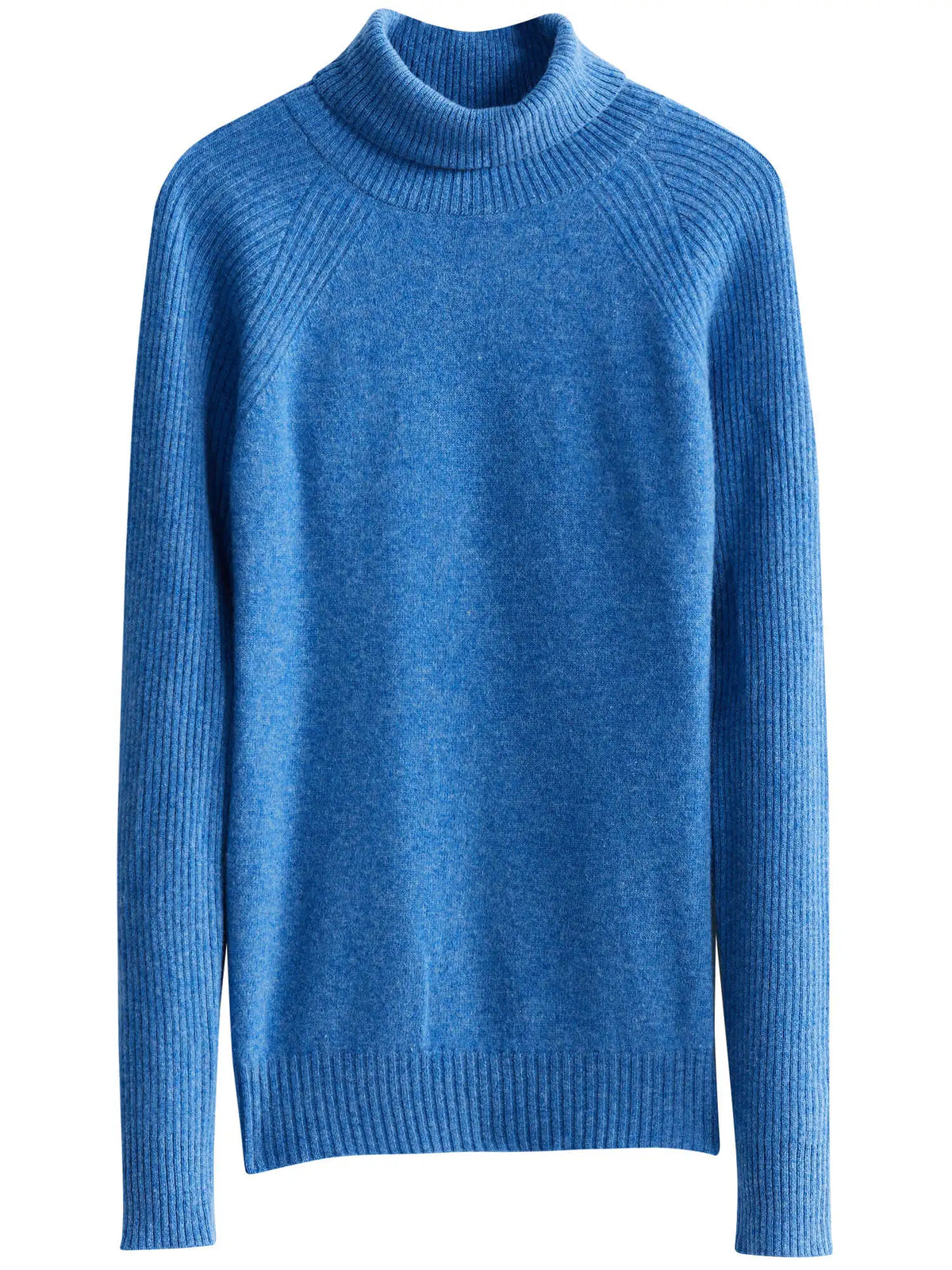 100% Australian Merino Wool Half Ribbed Stylish Warm Sweater