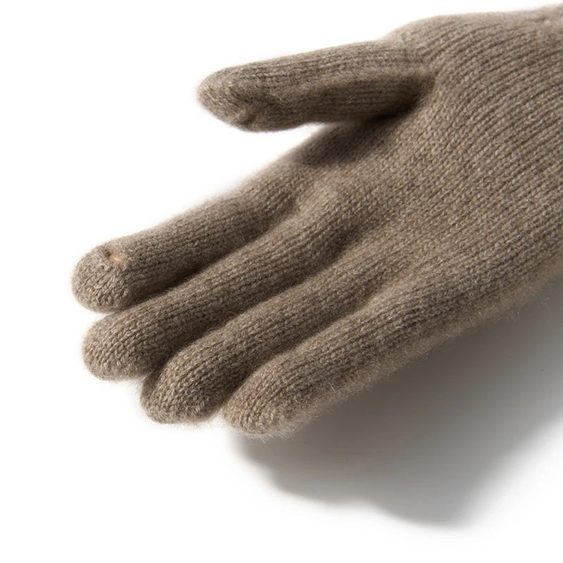 100% Premium Cashmere Classic Touchscreen Gloves
