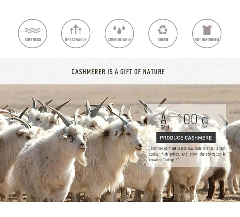 100% Pure Cashmere Luxurious Non-Slip Lounge Socks For Women
