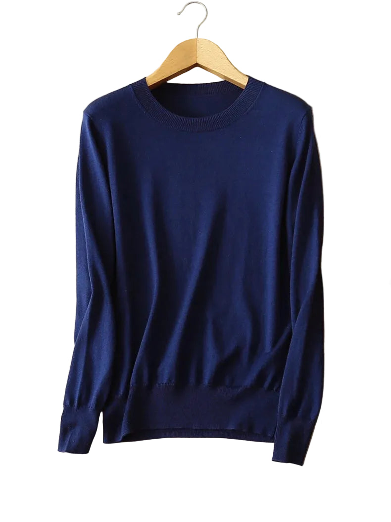Pure Silk-Cashmere blend Soft Sweater