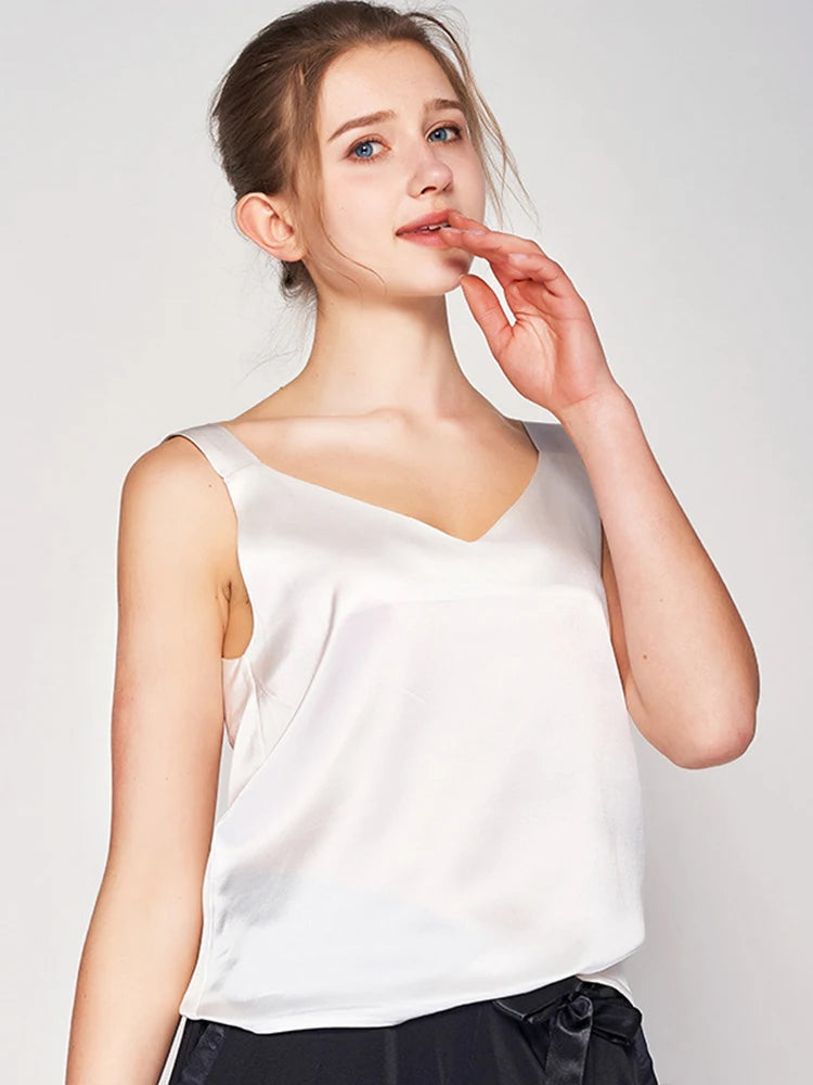 100% Premium 19MM Mulberry Silk Summer Camis
