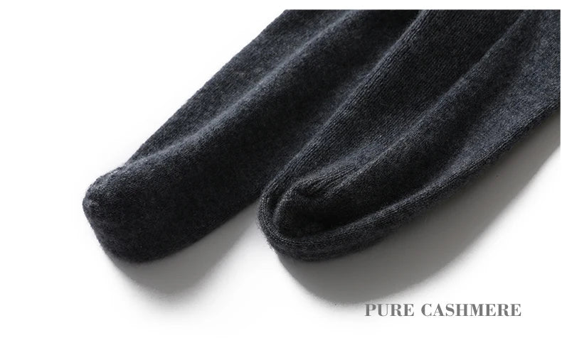 100% Pure Cashmere Luxurious Non-Slip Lounge Socks For Women
