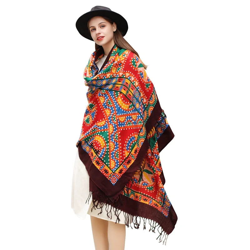 100% Fine Merino Wool Elegant Attractive Soft Warm Women Shawl/Scarf