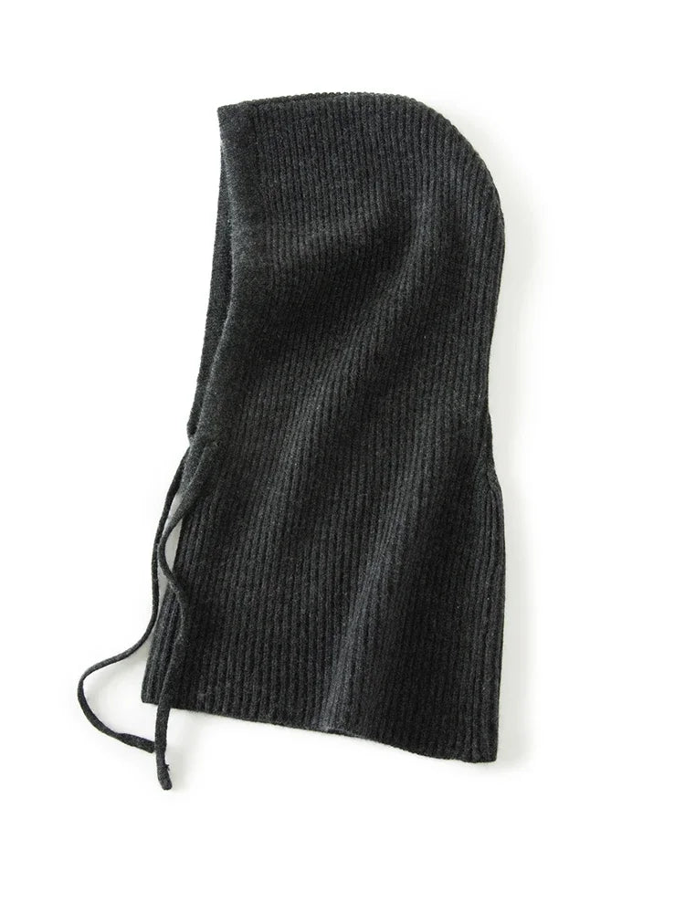 Premium 65%Wool, 35% Cashmere Unisex Winter Neck Warm Balaclava