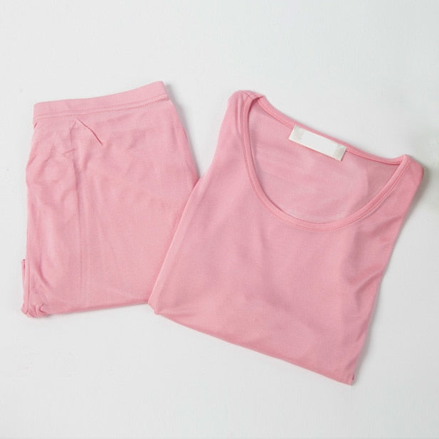 100% Pure Mulberry Silk Women Underwear Set