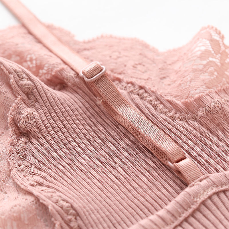 Pure Silk Cotton Blend Lace Camisole