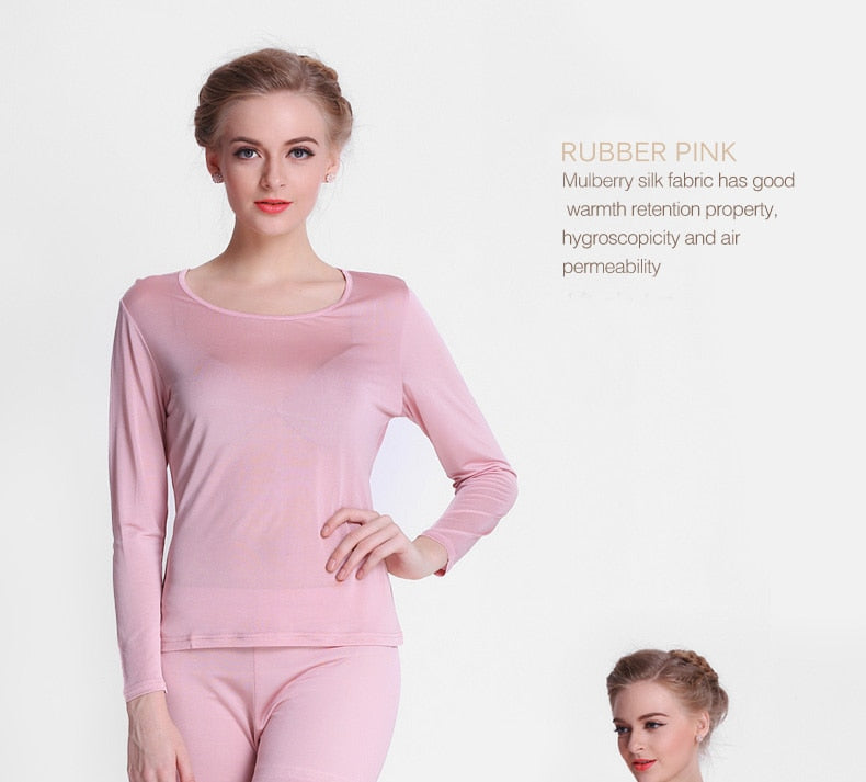 100% Pure Mulberry Silk Women Underwear Set