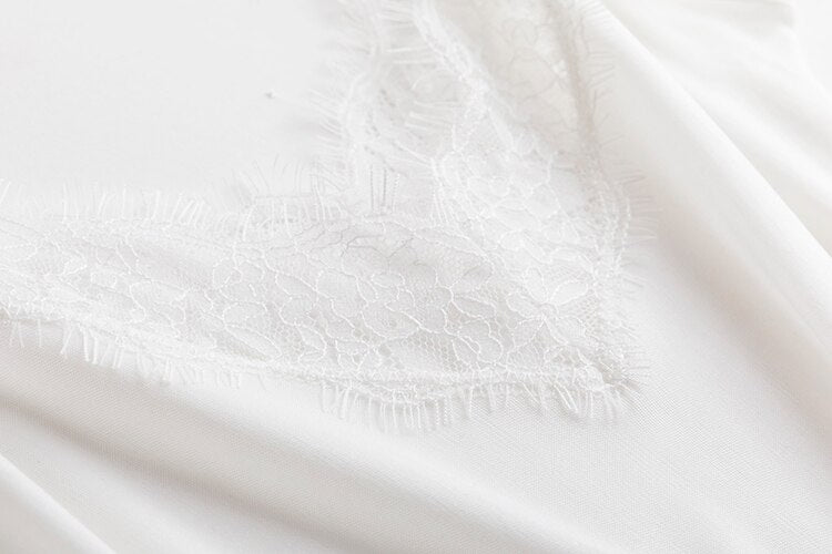 Premium Silk-Viscose Blend Lace Camisole