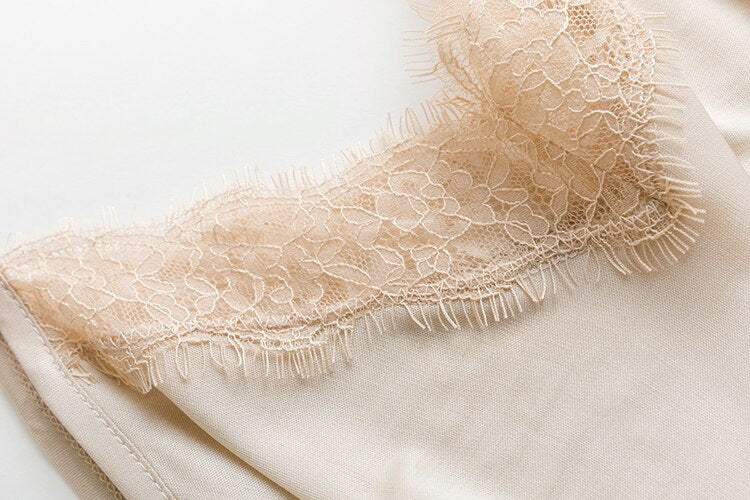 Premium Silk-Viscose Blend Lace Camisole