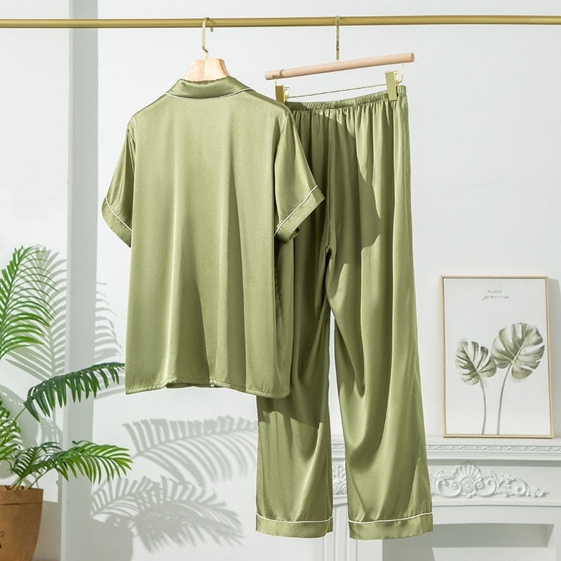 Elegant Pure Mulberry Silk Pajamas