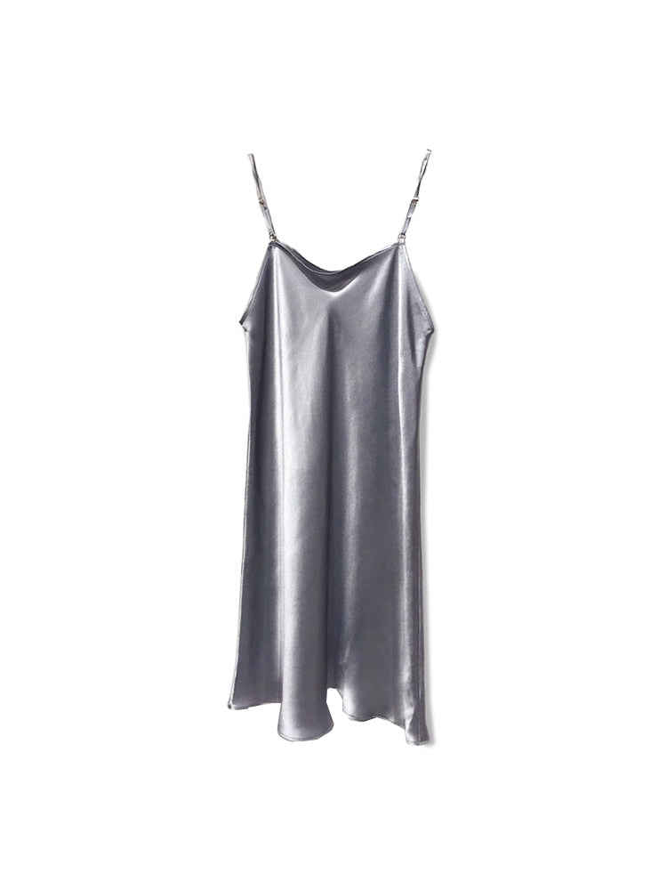 19mm Pure Mulberry Silk Chic Slip Dress