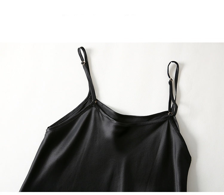 19mm Pure Mulberry Silk Chic Slip Dress