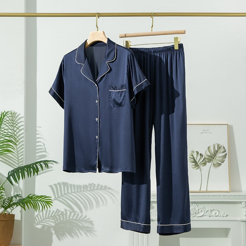 Elegant Pure Mulberry Silk Pajamas