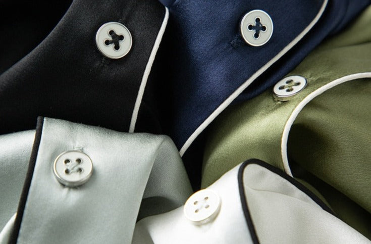 Elegant Pure Mulberry Silk Pajamas