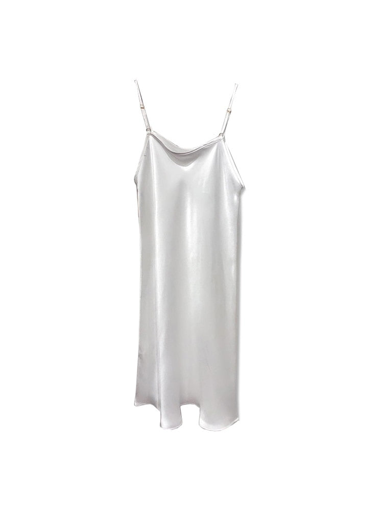 19mm Pure Mulberry Silk Chic Slip Dress