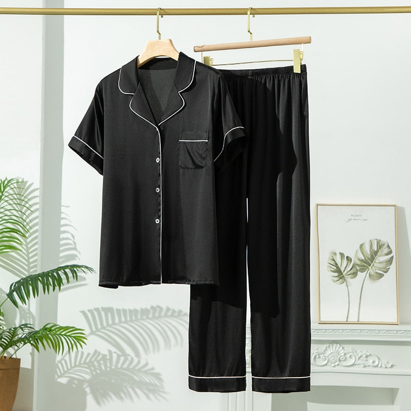 Elegant Pure Mulberry Silk Pajamas