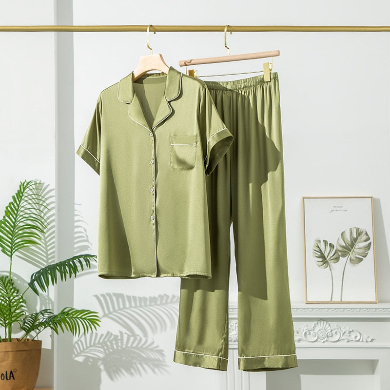 Elegant Pure Mulberry Silk Pajamas
