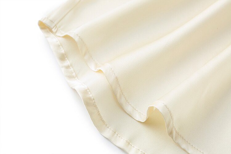 Pure Mulberry Silk Round Collar Women's Shirt