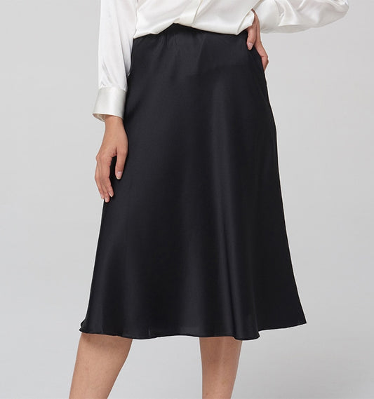 Premium Mulberry Silk Skirt for Woman